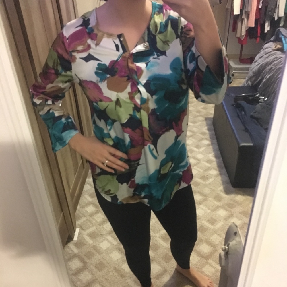 Floral dress shirt
